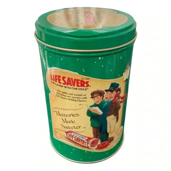 Vintage 1990 Life Savers Holiday Tin "Memories Made Sweeter" LE Limited Edition - Picture 4 of 8